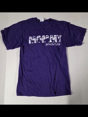 Port and Company Purple Mommy Saurus Short Sleeve Tee